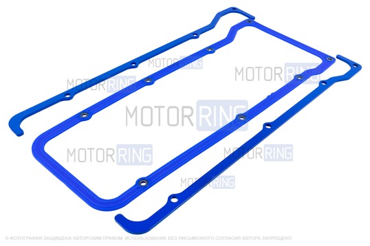 Прижимные пластины клапанной крышки 4мм с силиконовой прокладкой ГБЦ CS20 Profi для ВАЗ 2101-2107, Лада 4х4, Нива Легенд, Нива Тревел, Шевроле Нива_1