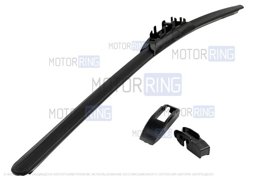 Щетка стеклоочистителя бескаркасная Alca Super Flat 18 дюймов (45см) _1