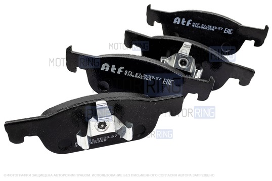 Тормозные колодки передние ATF для Лада Икс Рей_1