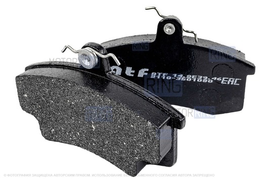 Тормозные колодки передние ATF для ВАЗ 2108-21099, 2110-2112, 2113-2115, Лада Калина, Калина 2, Приора, Гранта, Гранта FL, Датсун