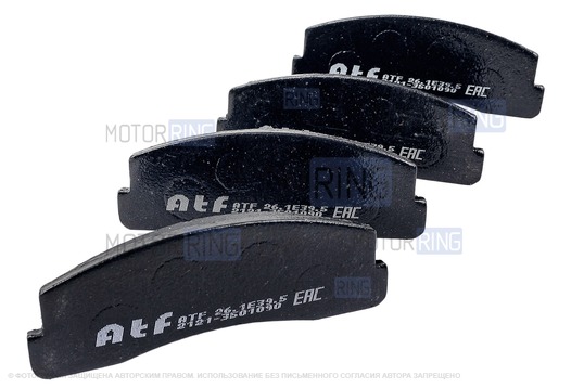 Тормозные колодки передние ATF для Лада 4х4, Нива Легенд, Нива Тревел, Шевроле Нива_1