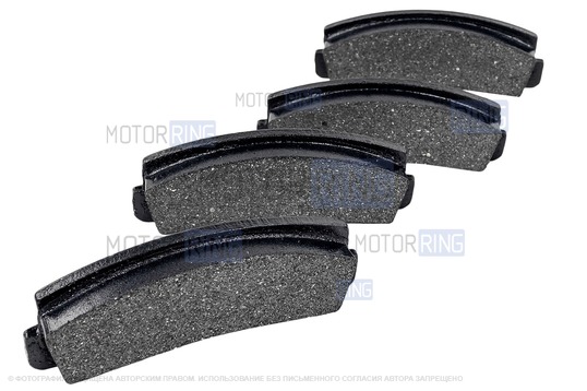 Тормозные колодки передние ATF для Лада 4х4, Нива Легенд, Нива Тревел, Шевроле Нива