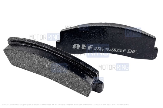 Тормозные колодки передние ATF для Лада 4х4, Нива Легенд, Нива Тревел, Шевроле Нива