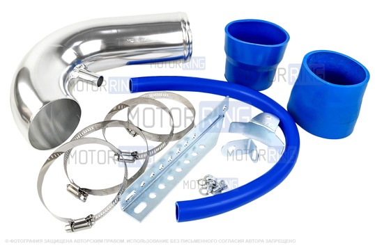 Комплект крепления воздушного фильтра нулевого сопротивления (холодный впуск) Sal-Man для ВАЗ 2101-2107, 2108-21099, 2110-2112, 2113-2115, Калина, Гранта, Приора, Нива Легенд/Тревел, Шевроле Нива_1