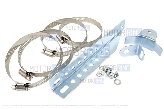 Комплект крепления воздушного фильтра нулевого сопротивления (холодный впуск) Sal-Man для ВАЗ 2101-2107, 2108-21099, 2110-2112, 2113-2115, Калина, Гранта, Приора, Нива Легенд/Тревел, Шевроле Нива