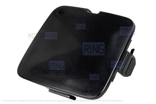 Заглушка буксировочного крюка переднего бампера для Рено Логан 2, Сандеро 2 2013-2018 г.в._1