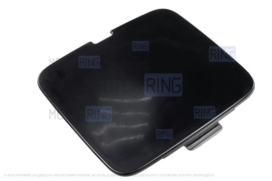 Заглушка буксировочного крюка переднего бампера для Рено Логан 2, Сандеро 2 2013-2018 г.в.