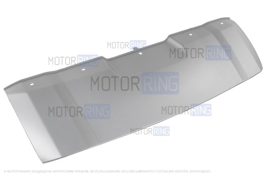 Накладка переднего бампера серебристая для Nissan Terrano_1