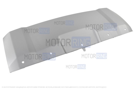 Накладка переднего бампера серебристая для Nissan Terrano
