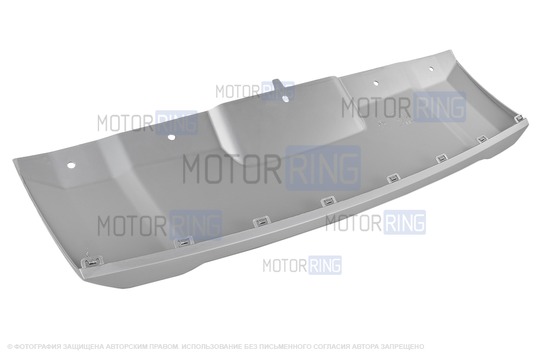 Накладка переднего бампера серебристая для Nissan Terrano