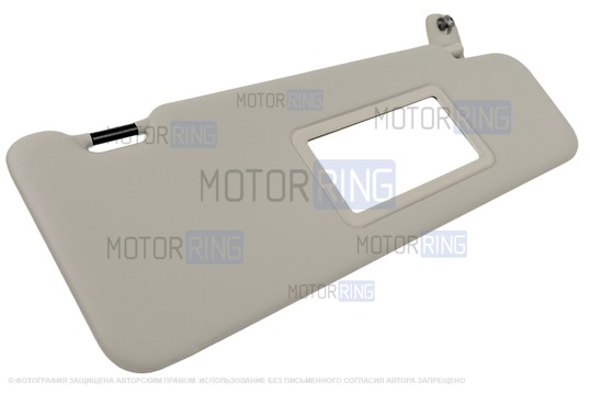 Солнцезащитный правый козырек с зеркалом для Лада Ларгус FL, Икс Рей, Renault Logan 2, Sandero 2_1