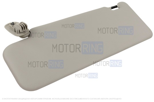 Солнцезащитный правый козырек с зеркалом для Лада Ларгус FL, Икс Рей, Renault Logan 2, Sandero 2