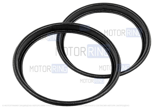 Комплект пластиковых облицовок ободков фар ПластРез для Лада 4х4, Нива Легенд_1