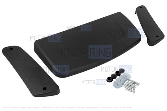 Воздухозаборник в стиле Урбан с одним ребром и накладки на воздуховоды боковых стоек гладкие (литье) для Лада 4х4, Нива Легенд_1