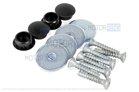 Воздухозаборник в стиле Урбан с одним ребром и накладки на воздуховоды боковых стоек гладкие (литье) для Лада 4х4, Нива Легенд