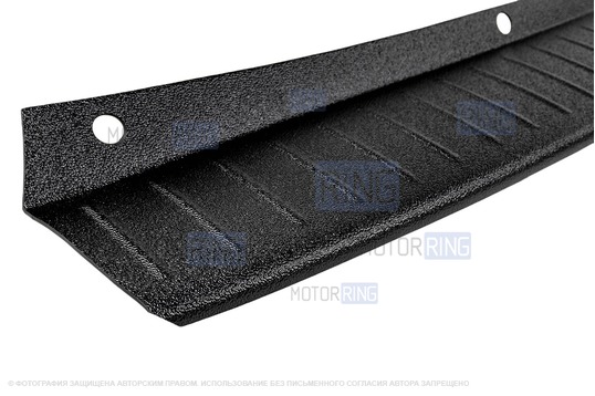 Защитная накладка ПластРез на задний бампер для Лада Гранта FL лифтбек с 2018 г.в.