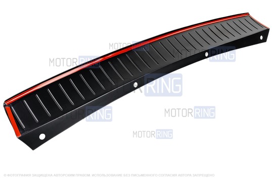 Защитная накладка ПластРез на задний бампер для Лада Гранта FL лифтбек с 2018 г.в.