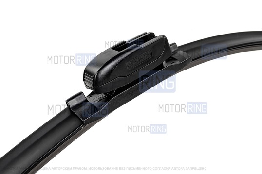 Комплект бескаркасных щеток стеклоочистителя Деталиус 600 и 400мм с адаптером типа Крючок