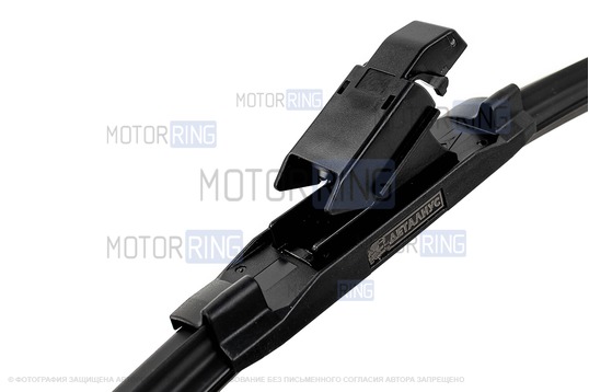 Комплект бескаркасных щеток стеклоочистителя Деталиус 600 и 450мм с адаптером типа VATL5.1