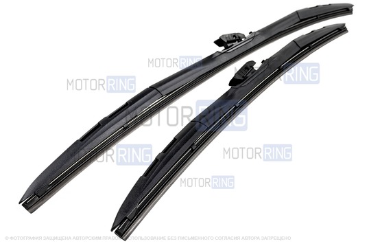 Комплект гибридных щеток стеклоочистителя Деталиус 600 и 450мм с адаптером типа VATL5.1_1