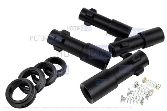 Ремкомплект наконечников модуля зажигания (4 шт) длинные под зажигание BOSCH для 1.6л 16 кл ВАЗ 2110-2112, 2113-2115, Лада Приора, Лада Калина, Гранта, Веста, Икс Рей, Ларгус_1