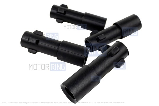 Ремкомплект наконечников модуля зажигания (4 шт) длинные под зажигание BOSCH для 1.6л 16 кл ВАЗ 2110-2112, 2113-2115, Лада Приора, Лада Калина, Гранта, Веста, Икс Рей, Ларгус