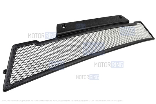 Нижняя защитная сетка Кремень черная на радиатор для Лада Веста_1