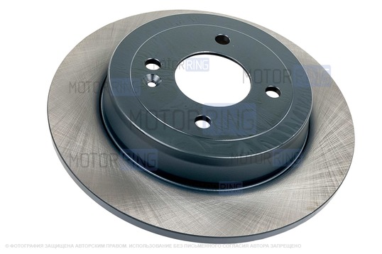 Задний тормозной диск МАВИКО Standart без насечек и перфорации для Hyundai Solaris, Accent, KIA Rio