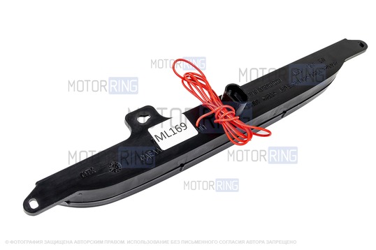 Диодный ПТФ ML черный матовый в задний бампер (2 режима) для Лада Веста, Гранта, Гранта FL лифтбек