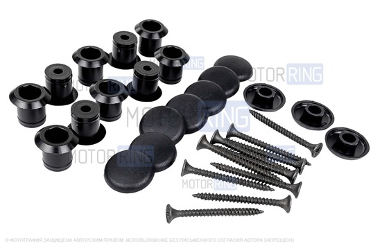 Ремкомплект крепления жабо нового образца для ГАЗ Газель_1