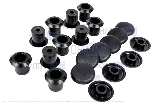 Ремкомплект крепления жабо нового образца для ГАЗ Газель