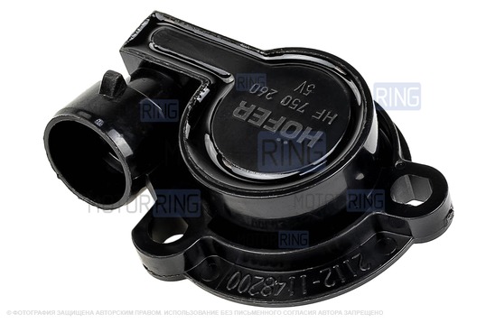 Датчик положения дроссельной заслонки HOFER для инжекторных ВАЗ 2101-2107, 2108-21099, 2110-2112, 2113-2115, Лада 4х4 (Нива), Гранта, Калина, Приора, Шевроле Нива_1