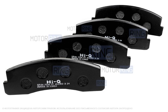 Тормозные колодки передние SANGSHIN Hi-Q для Лада 4х4, Нива Легенд, Нива Тревел, Шевроле Нива_1
