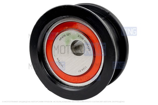 Ролик ГРМ HOFER нового образца для 8 кл ВАЗ 2108-21099, 2110-2112, 2113-2115, Лада Калина, Приора, Гранта в комплектации Стандарт, Ока