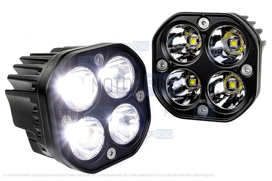Универсальные светодиодные ПТФ Sal-Man 60W 18000lux дальний свет