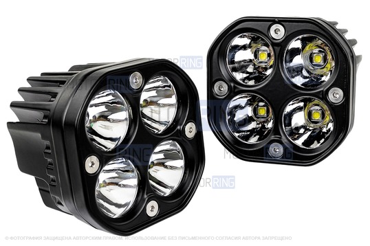 Универсальные светодиодные ПТФ Sal-Man 60W 18000lux дальний свет