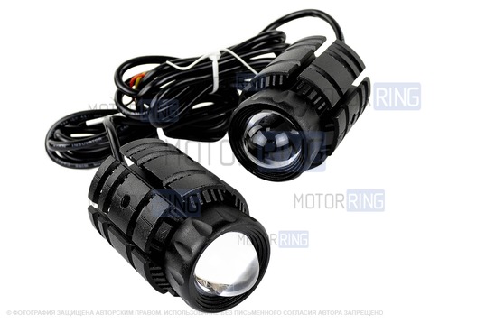 Универсальные двухрежимные светодиодные ПТФ Sal-Man 24W 11000lux