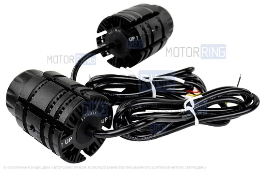 Универсальные двухрежимные светодиодные ПТФ Sal-Man 24W 11000lux