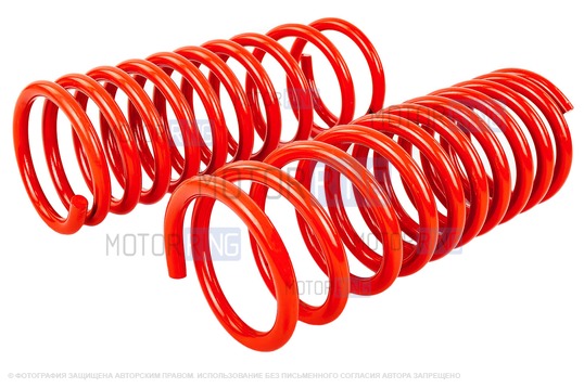 Пружины задней подвески ППРЗ с занижением 90мм для ВАЗ 2110-2112