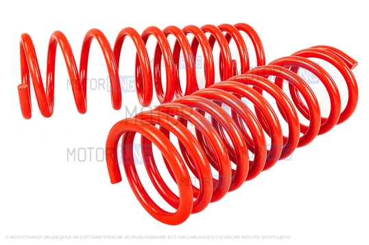 Пружины задней подвески ППРЗ с занижением 70мм для ВАЗ 2110-2112_1