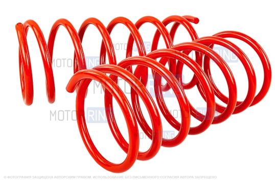 Пружины передней подвески ППРЗ с занижением 50мм для ВАЗ 2110-2112_1
