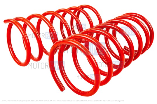 Пружины передней подвески ППРЗ с занижением 50мм для ВАЗ 2110-2112