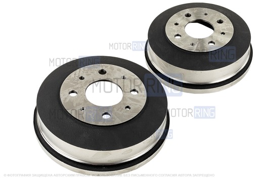 Задние тормозные барабаны ATC для ВАЗ 2108-21099, 2110-2112, 2113-2115, Лада Калина, Калина 2, Приора, Гранта, Датсун