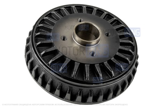 Задний тормозной барабан ATC без подшипника и кольца АБС для Лада Ларгус