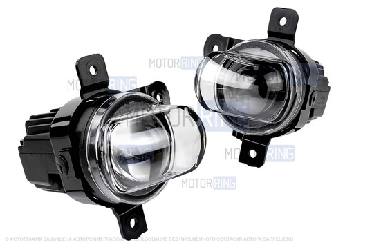 Диодные ПТФ Sal-Man 60W 13000lux (ближний, дальний) для Haval H5 с 2023 г.в.