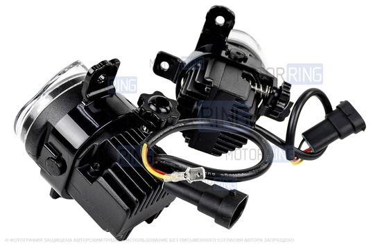 Диодные ПТФ Sal-Man 60W 13000lux (ближний, дальний) для Haval H5 с 2023 г.в.