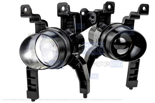 Диодные ПТФ Sal-Man 70W 16000lux (ближний, дальний) для Opel Astra H 2004-2014 г.в., Astra J 2011-2017 г.в., Vectra C 2005-2008 г.в., Zafira B 2005-2014 г.в._1