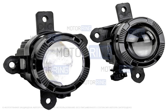 Диодные ПТФ Sal-Man 60W 13000lux (ближний, дальний) для Haval F7, F7x 2018-2024 г.в., Dargo 2022-2025 г.в._1