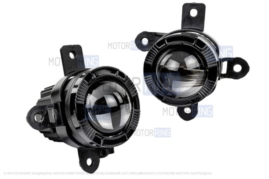 Диодные ПТФ Sal-Man 60W 13000lux (ближний, дальний) для Haval F7, F7x 2018-2024 г.в., Dargo 2022-2025 г.в.