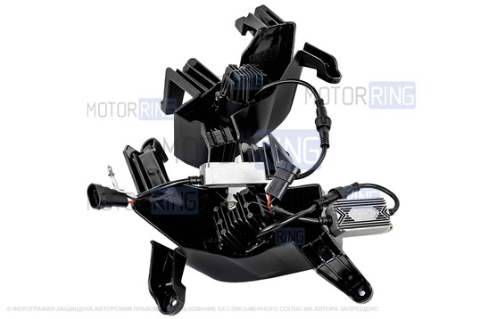 Диодные ПТФ Sal-Man 60W 13000lux (ближний, дальний) для KIA Rio 3 (рестайлинг) 2015-2017 г.в.